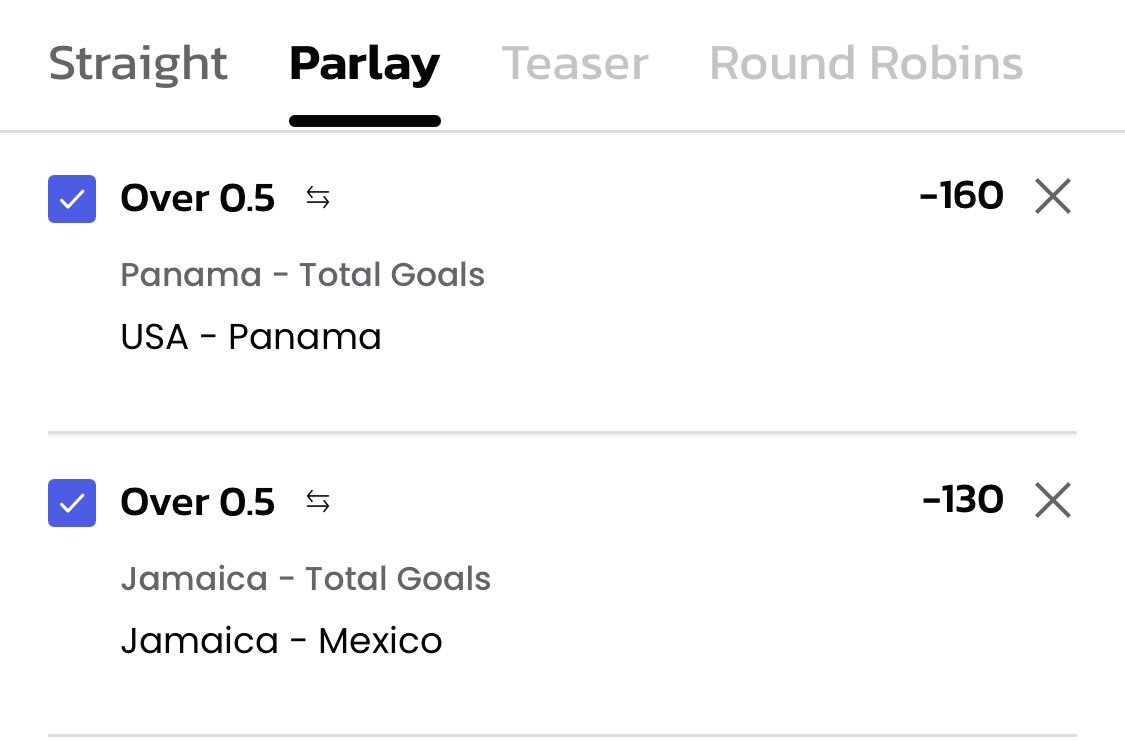 3BetsAWeek's tweet photo. Popping out of hibernation for some Gold Cup tonight. 2 leg parlay pays +190 on @BetMGM. 

#GamblingTwitter #freesportsbets https://t.co/MrgBibgMQ3