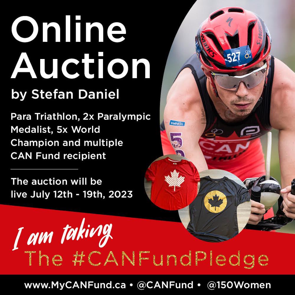 I’m hosting an auction with @canfund, a charity that helps support athletes with competition/training expenses to help them achieve their goals. I am auctioning off some of my athletic/Tokyo 2020 gear. All proceeds will go towards supporting more athletes! 32auctions.com/stefandaniel