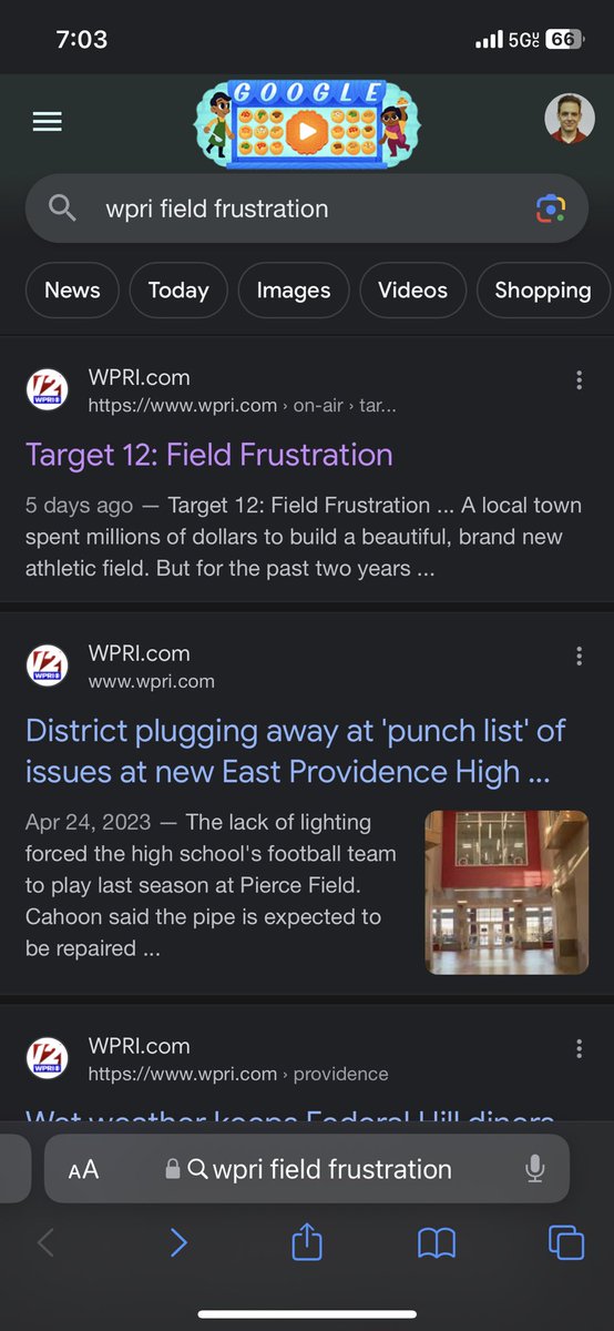 grandrew24's tweet photo. I’ve been waiting all weekend to find out which community spent millions on a sports field that has been locked and h used for years and now I’ll never know who or why @wpri12 https://t.co/UzKDwkD6ts