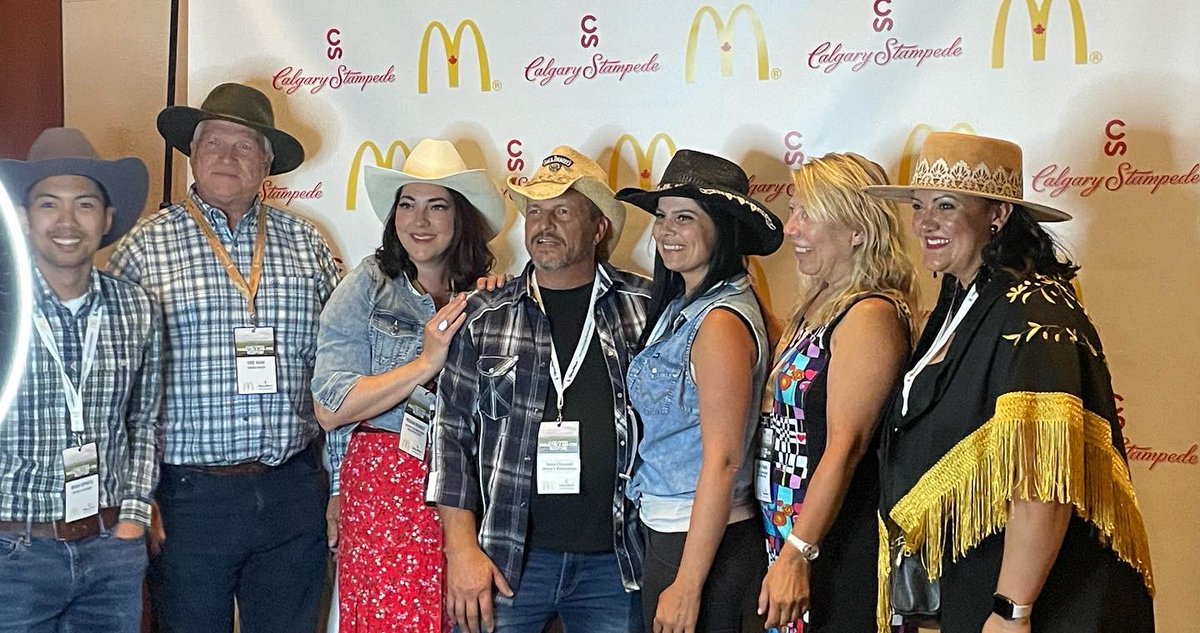 csagrifood's tweet photo. Animals and agriculture have always been at the heart of the Calgary Stampede - Will Osler, president & chair of the Calgary Stampede. An amazing evening celebrating the π¨π¦ #CdnAg industry at the Calgary Stampede Agriculture and Agri-Food Reception π€ #CSIAC #StampedeAg https://t.co/HYWCtjTdWm