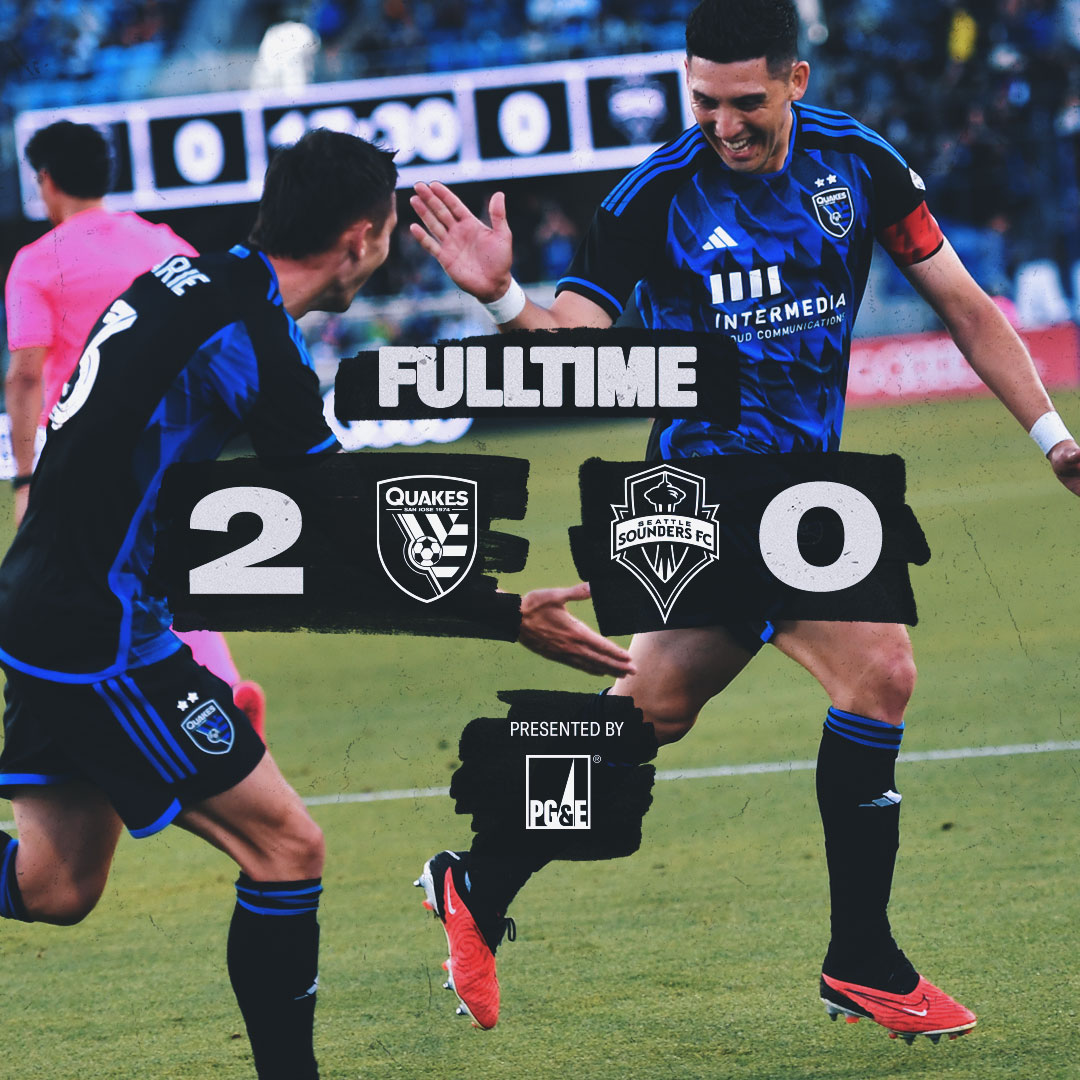 SJEarthquakes's tweet photo. THIS ONE WAS FOR YOU, SAN JOSE.

NO BETTER FEELING THAN 3 POINTS AT HOME. https://t.co/8BRo8l6VUR