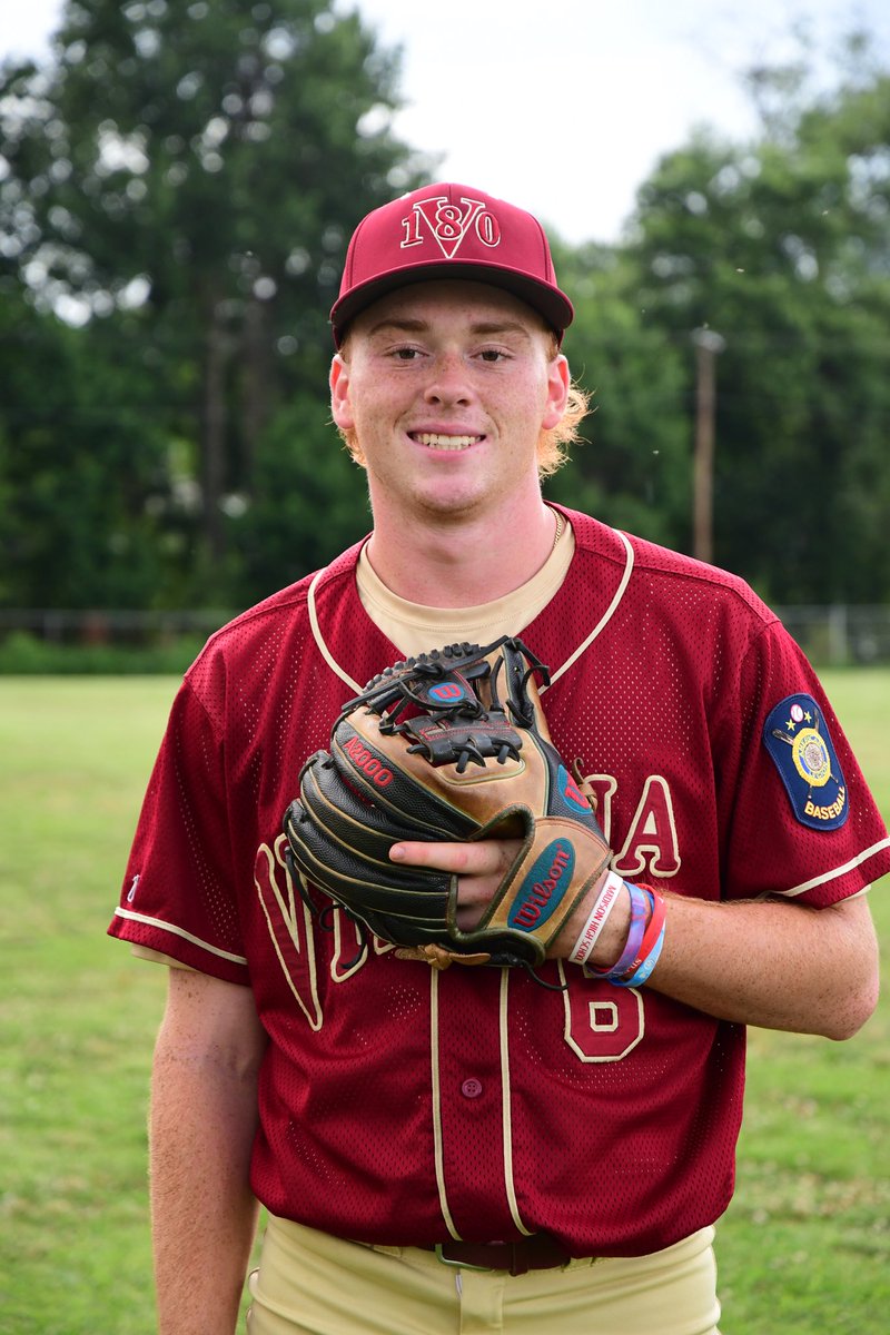 vienna_post_180's tweet photo. Post 180 wraps up our reg season in Arlington tonight with our 7th consecutive win, Vienna 14, Arlington 3. Jason Cassidy (shown) was the offensive star with 3 hits and 4 RBIs to include a 3B. Jake Price with the W in relief, 0 runs over 4.2 innings. Vienna 14-3 secures # 1 seed. https://t.co/0pAM4jnEmb
