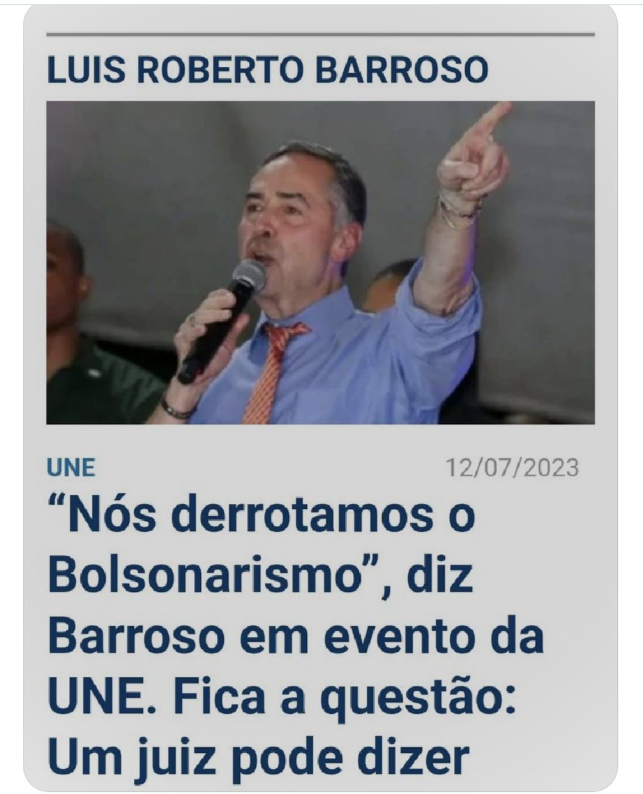 Nurbanek2's tweet photo. @nikolas_dm Atos golpistas inconstitucional e anti-democrático praticados pelo supremo tribunal federal. impeachment ja!!! https://t.co/kMiMtZmtD4