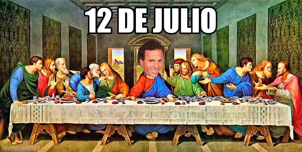 Kibramoa's tweet photo. Otra tanda del doce.
Julio a diario.
#chiste #memesdejulioiglesias #julychurches #julioregalado #JulioIglesias #julioiglesiasmemes #julioiglesiashumor #lostintranslation #forallthegirlsivelovedbefore #julio #memesdejulio #docedejulio #docena #dozen #twelve https://t.co/QTildbnXUT