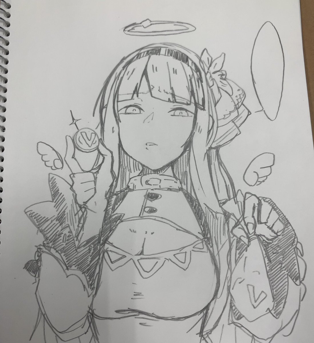 問:白百合リリィの吹出しの台詞を答えなさい。 