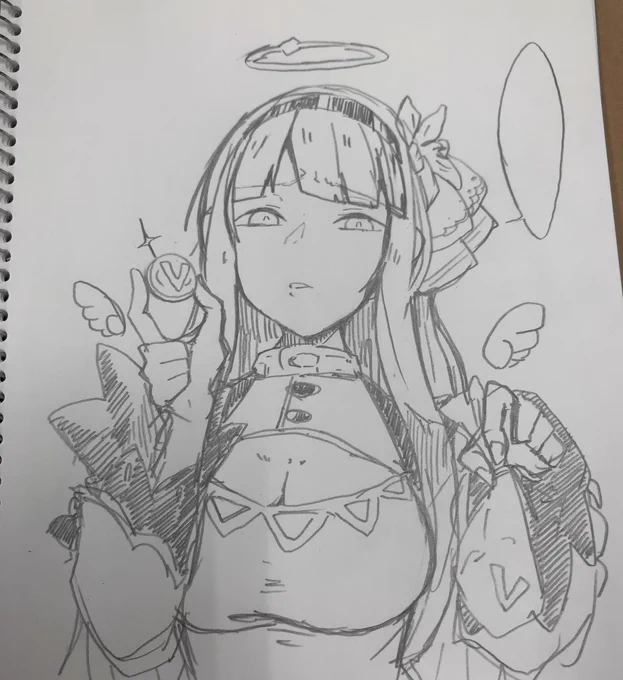 問:白百合リリィの吹出しの台詞を答えなさい。 