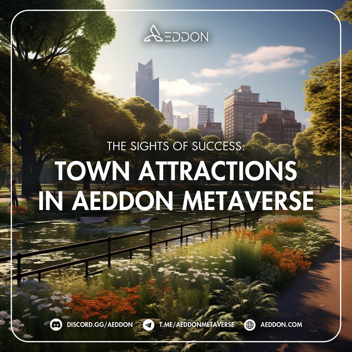 🏞️ Discover unique attractions in every town of the #AeddonMetaverse, provided by us or our innovative landowners. 
Every visit, a new experience. 
Step into wonder! 🎆

t.me/AeddonMetaverse
   
#TownAttractions #DigitalTourism