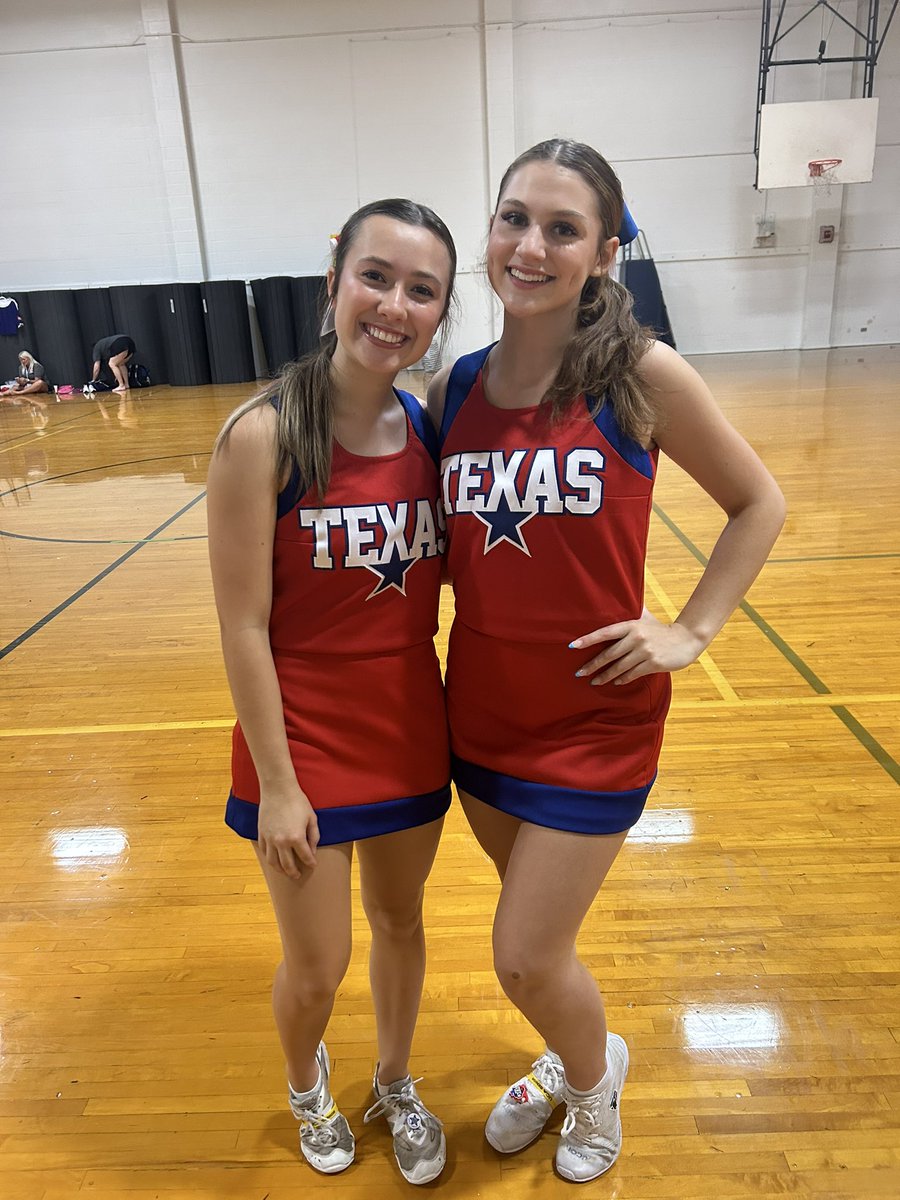 Congrats to our TGCA All-Star cheerleaders as they cheered the TGCA  All-Star basketball team to a victory tonight!! Proud of these two CPHS cheerleaders! @CPHS_TWolves @LISDActivities <a href="/CoachQCPProud/">Coach Q</a> @LISD_AD <a href="/cedarparkcheer/">cedar park cheer</a>