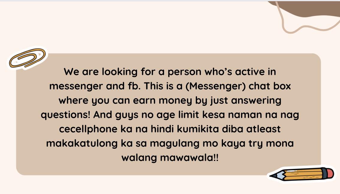 leejenchulichae's tweet photo. sharing to all students like me who's looking for a easy earning money that you can earn 500-30k pesos. THIS IS NOT A SCAM‼️ proven and tested since 2023, so if your interested just dm me on fb "iskadump" https://t.co/vbNisSIdKM