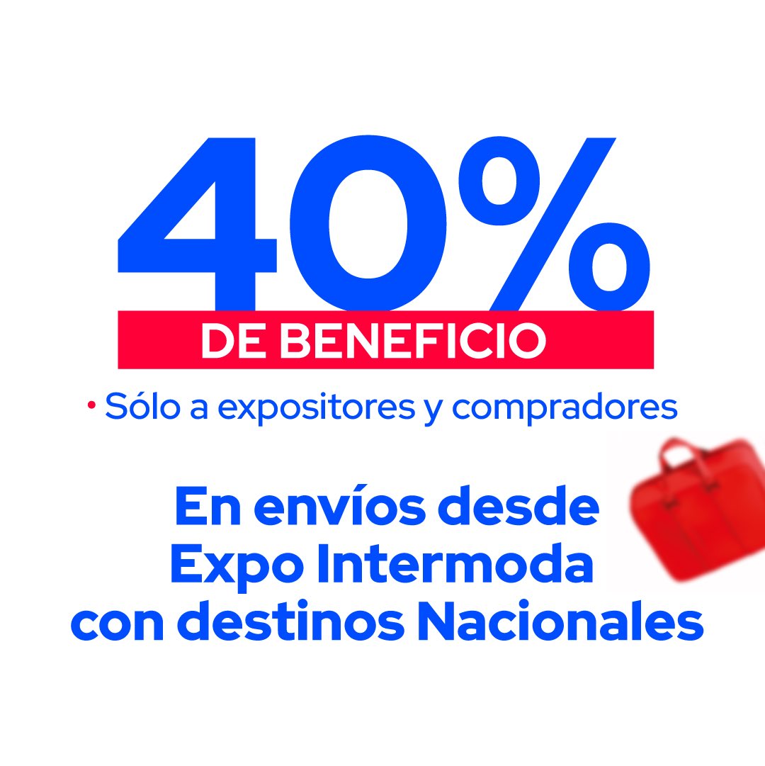 Paquetexpress's tweet image. Realice sus envíos📦 desde o hacia Expo Intermoda 79 con Paquetexpress💙 y aproveche nuestros beneficios especiales 🤝🏼.

Ingrese a la siguiente liga para resolver todas sus dudas 📲 bit.ly/PXIntermoda79

#Paquetexpress #Intermoda #SupplyChain #ExpoIntermoda