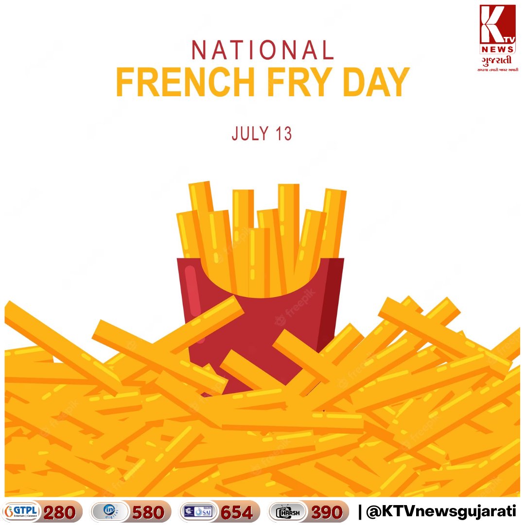 GujaratiKtv's tweet photo. National French Fries Day 2023
.
.
.
#national #nationals #french #frenchfries #nationalfrenchfryday #fryfrenchie #frenchfries🍟 https://t.co/2jVIvOso2J