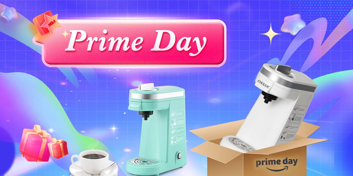 📷Prime Day Countdown! Only three hours left!📷 Are you ready for the biggest shopping extravaganza of the summer? 
Store Links：amazon.com/stores/CHULUX/…
 #primedayshow #primelist #amazonprimeday#blender #primeday2023 #coffeemaker #coffeefinds #singleservecoffee #cupofcoffee