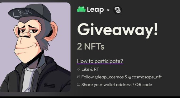 🎉 GIVEAWAY 🎉 We're excited to team up with incredible for an NFT giveaway 🔥 1️⃣ RT & Like this post 2️⃣ Follow & 3️⃣ Reply with a '🐸' emoji & $STARS wallet address