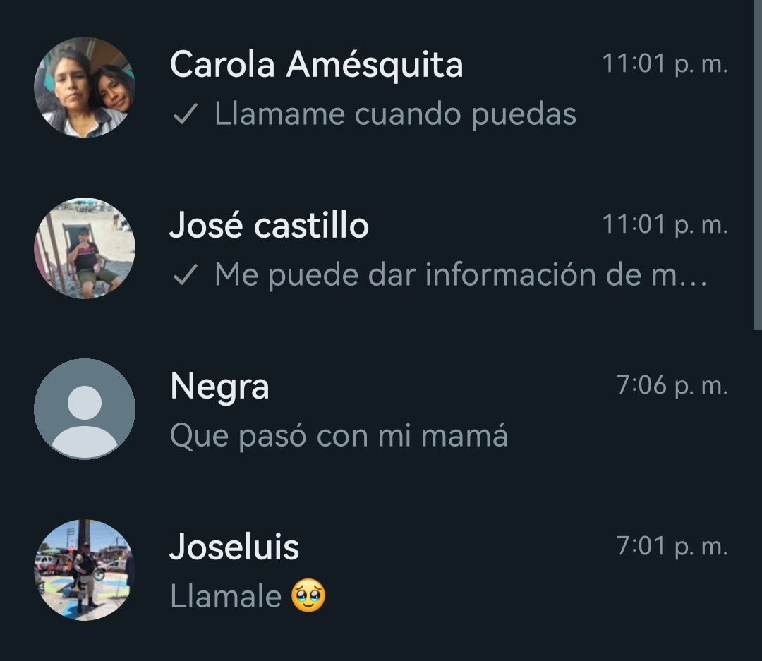 carepanqueque's tweet photo. No saben la desesperación qué tengo sin saber nada de mi mamá :c https://t.co/z2jET0STFi