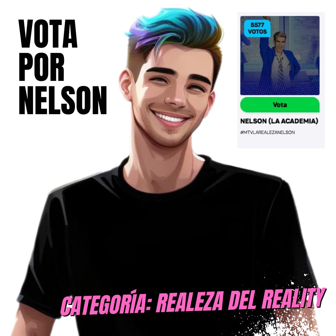 SIGAMOS VOTANDO 🗳 Masiva de 10 a 11 de la noche

Dejen su captura aquí 🐸👇🏻
miaw.mtvla.com/vota/realeza-d…
#MTVLAREALEZANELSON