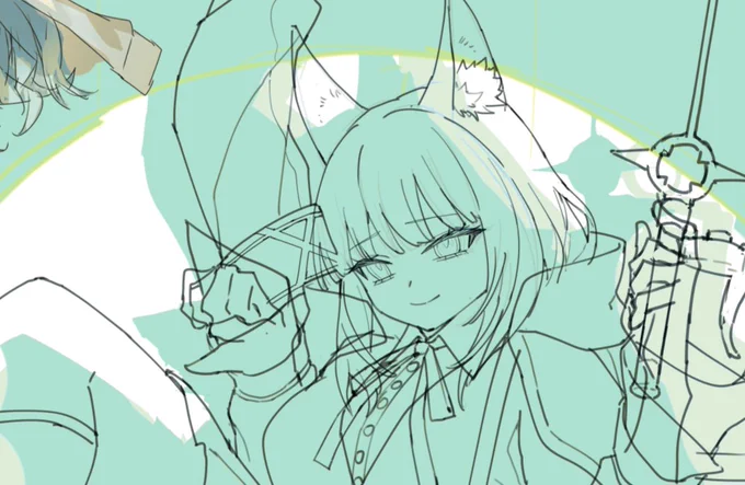 いつもと違う線を試してる