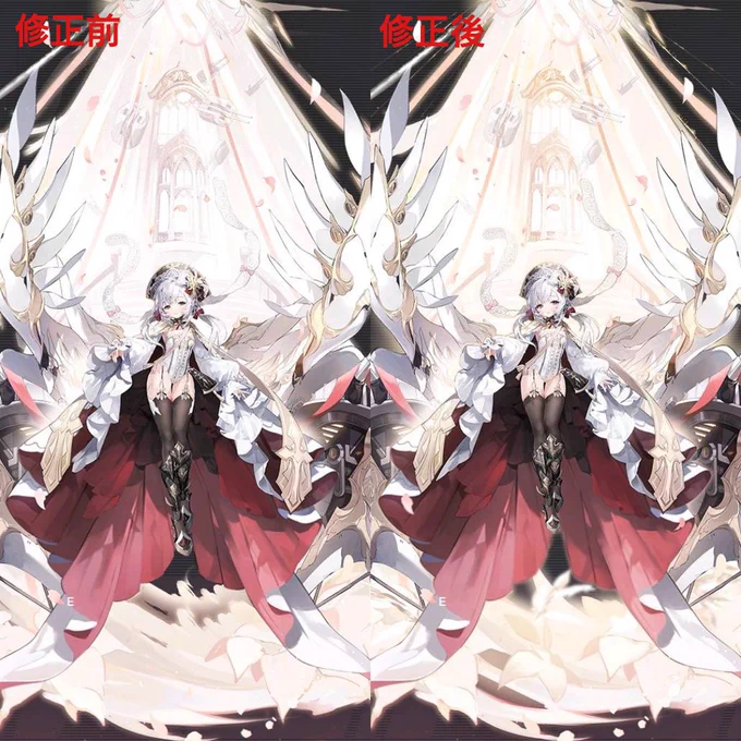 戦艦 フランドル 大陸版の告知イラストが変更されたようです。 #アズールレーン