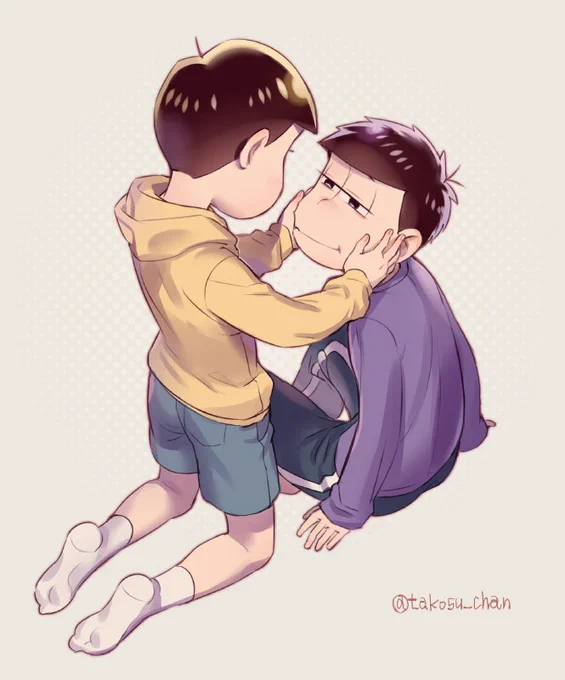 一松と十四松 +-