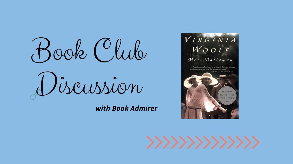 BookAdmirerBlog's tweet image. My latest review is posted on the blog. Check out what book club had to say about our July read, &quot;Mrs Dalloway&quot; by Virginia Woolf #booktwt #books #Review