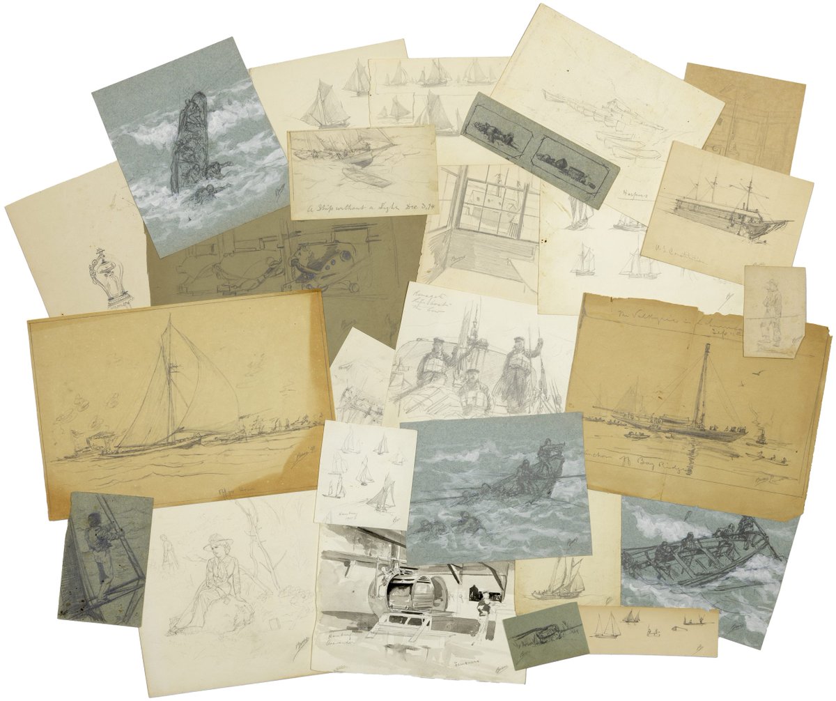 Archive of sketches by “rediscovered” marine artist Milton J. Burns
#mapporn #cartography #maps #oldmaps #raremaps #archive #drawing #illustration #Manuscript #marine #maritime #sketch #USSConstitution
