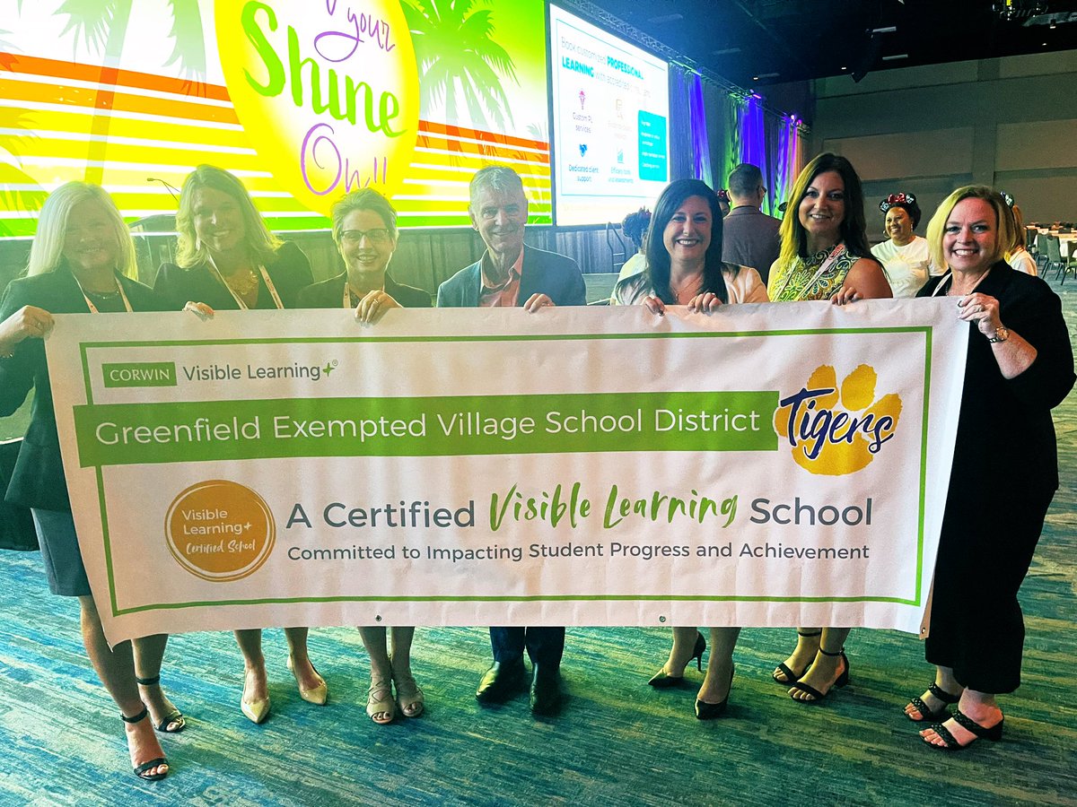 Beyond proud to be the FIRST EVER certified Visible Learning DISTRICT in the WORLD!!! #AVL2023 @cathy_lassiter @VisibleLearning @CorwinPress @JenniferPeace1