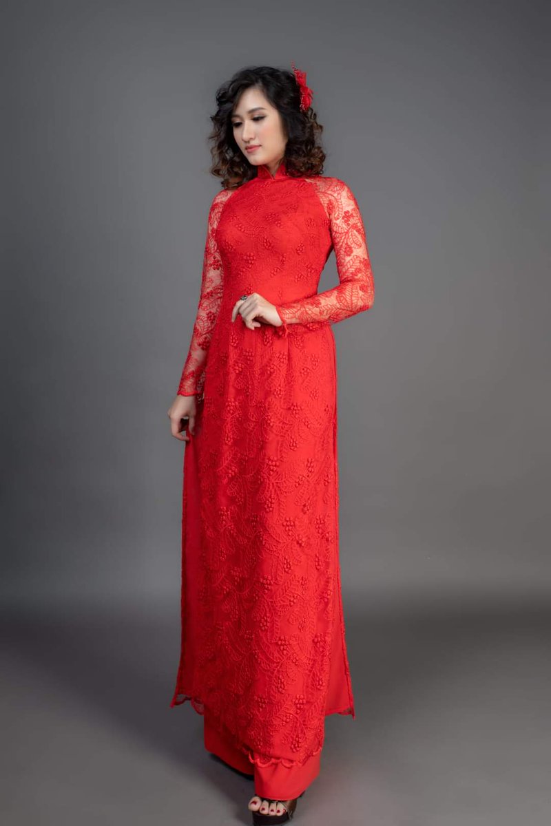 marknvy's tweet photo. Throwback Thursday; loved this lace from a previous collection of ours #aodai #marknvy https://t.co/leveuzpDdX