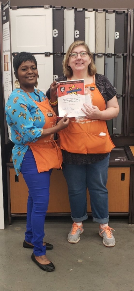 TanikaMagee's tweet image. Thank You SASM Sandra for recognizing our… 🗣️ can you say #TopPerformers Congratulations to Katie (K&amp;amp;B designer) and Mia (cashier) on becoming top performers driving #HDPP @Jacobhomedepot @2905Home @HDDistrict132