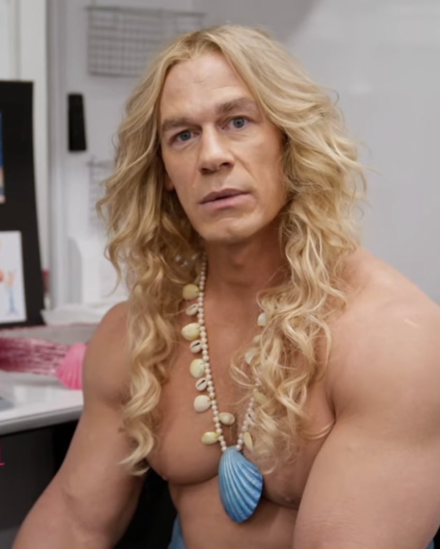 RT @PopBase: First look at John Cena as Kenmaid in #Barbie. https://t.co/avilT5Oo9u