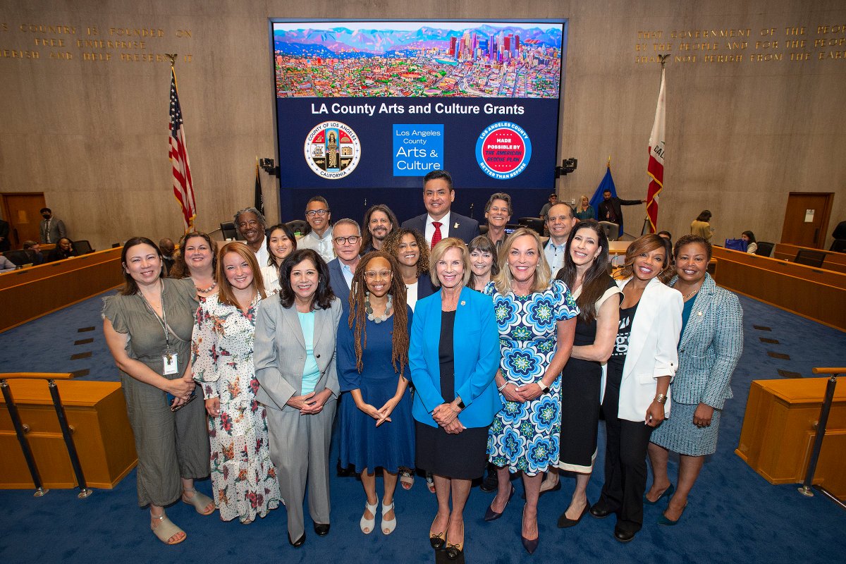 Yesterday @LACountyBOS & @LACountyArts announced $31M+ in grants for 750+ arts & culture orgs. This is part of @CountyofLA’s push to support communities impacted by the pandemic, our creative economy & access to arts for all. Learn more: lacountyarts.org/article/la-cou…