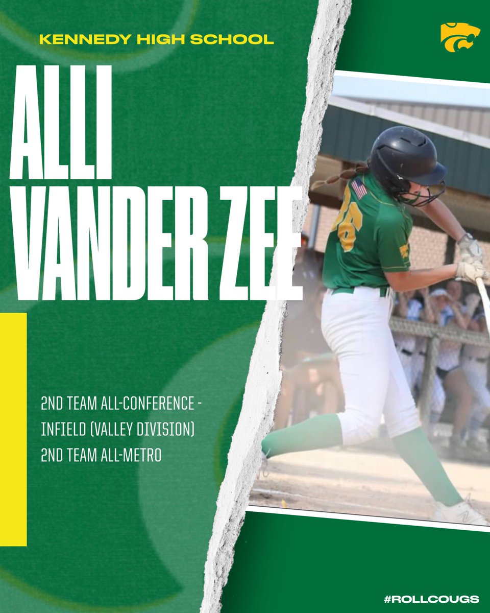 Congratulations, Alli Vander Zee🤩💚 Well done this season! #rollcougs