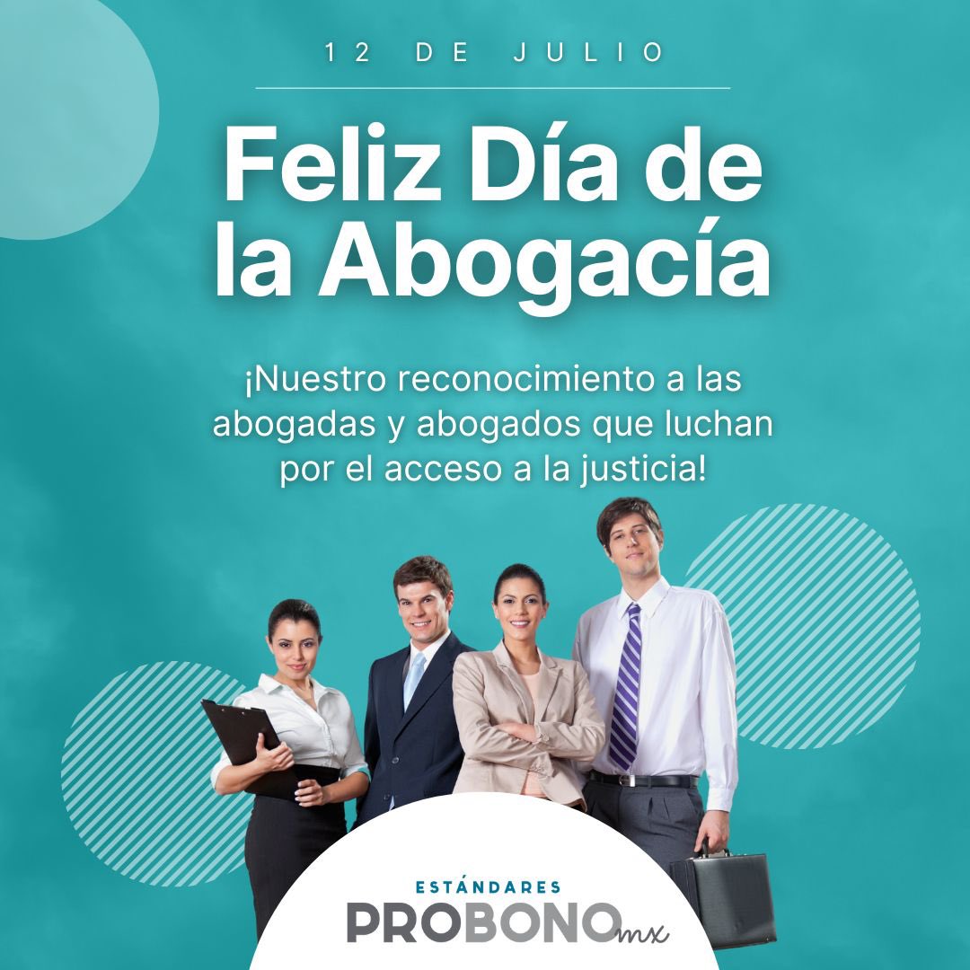 Reconocemos y aplaudimos a todas las abogadas y abogados, especialmente aquellos que generosamente prestan sus servicios pro bono. Su dedicación y pasión por la justicia son un ejemplo inspirador.

#DiaDelAbogado #DiaDeLaAbogada #abogadosprobono #abogadasprobono #abogaciaprobono