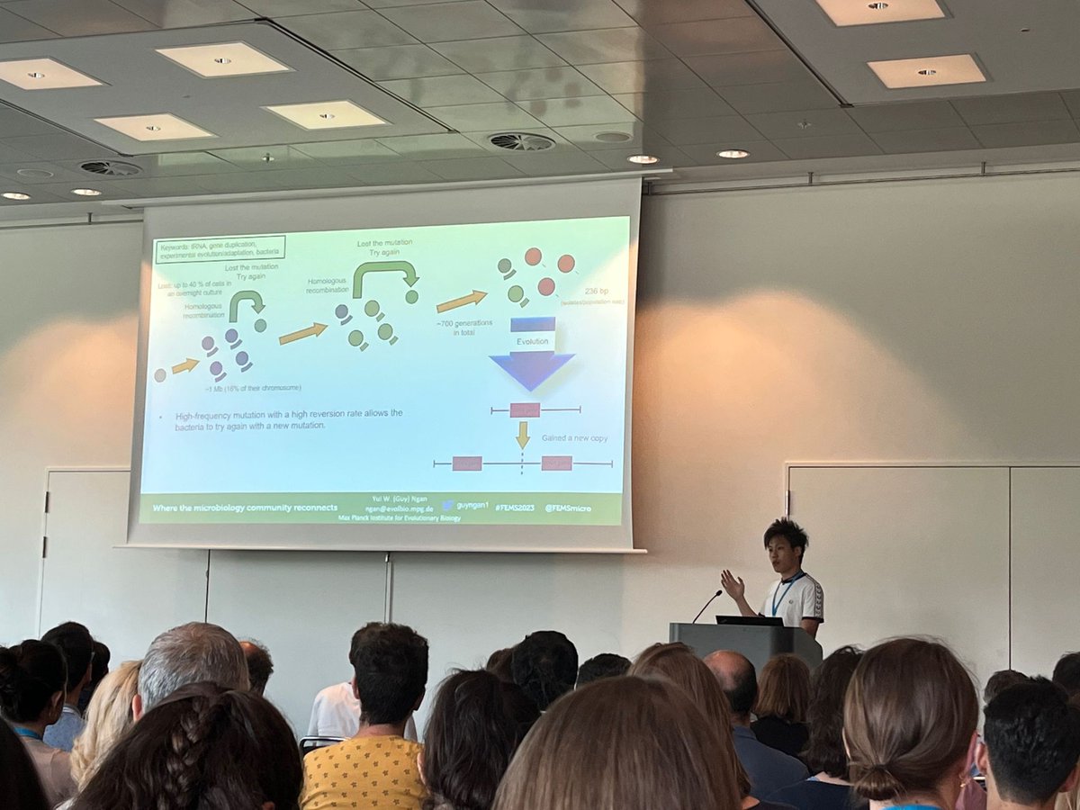 Thanks <a href="/FEMSmicro/">FEMS</a> for organizing #FEMS2023.
That's how microbiologist can be connected.