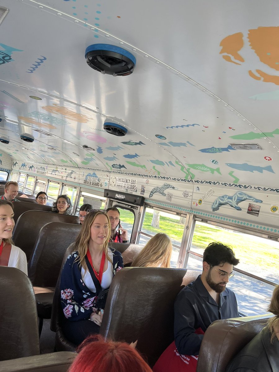 natintoronto's tweet image. Aboard the Community Action Bus on the way to the #PSEWeb social after a great day 1 conference 👏🏼 @psewebconf