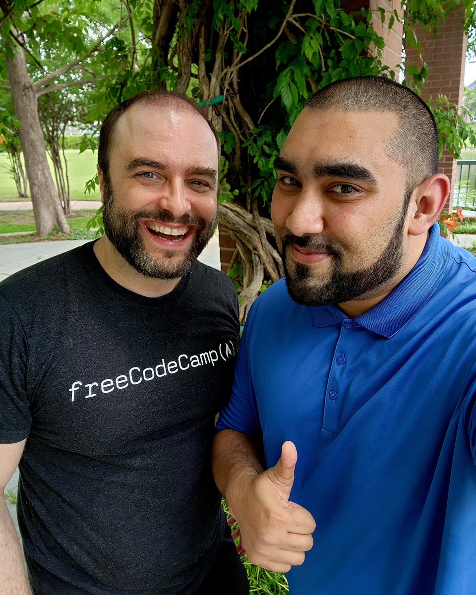 🥹 IT IS FINALLY OUT!

This website has meant the world to me. When I got the DM, I couldn't believe it. The <a href="/freeCodeCamp/">freeCodeCamp.org</a> podcast was coming back and they wanted me on.🥹

I spent a few hours hanging out with <a href="/ossia/">Quincy Larson</a> and this is probably one of the best talks I have ever given.