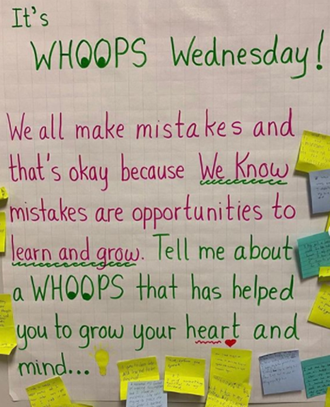 Teacher2Teacher (@teacher2teacher) on Twitter photo 👀 Every "whoops" can help you (and your learners) grow, reminds educator <a href="/SELebrateYOU/">SELebrate YOU</a>: 👀 Every "whoops" can help you (and your learners) grow, reminds educator <a href="/SELebrateYOU/">SELebrate YOU</a>: