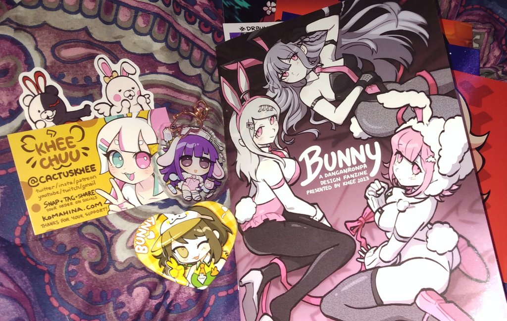 look who arriveddddd 😻😻😻 <a href="/drbunnyzine/">BUNNY Danganronpa Design Zine 🐰</a> :3