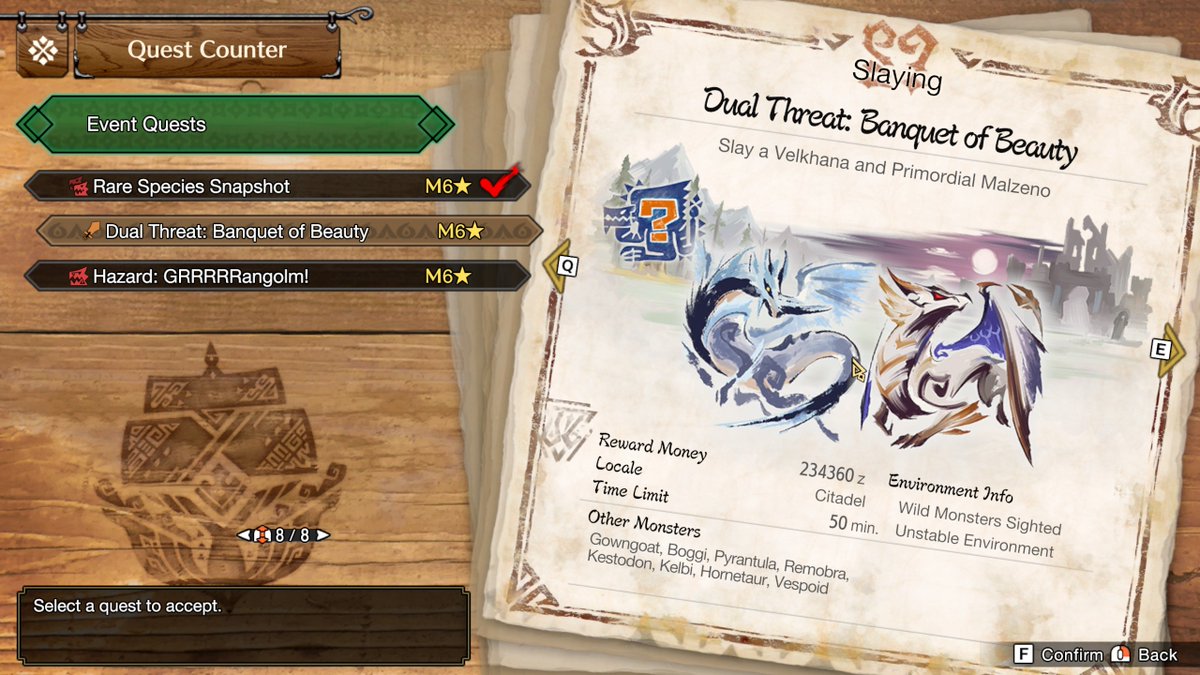 ganjanath's tweet image. #MonsterHunterSunbreak Events this week!

We get something special with the Dual threat!