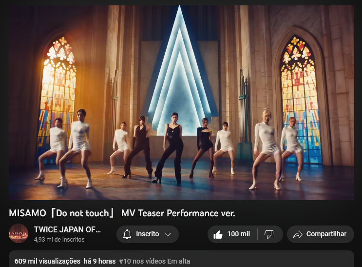 sanaglobalunion's tweet photo. Over 600k views for the MV teaser! It's performing really well!

Keep watching and sharing: https://t.co/aBqFHal9Gb

Join Stationhead to boost MISAMO: https://t.co/BL5y7vHh2T

Run a playlist: https://t.co/zV76wlwV0K

#1DAY_FOR_DONOTTOUCH #MISAMO_DoNotTouch #MISAMO #DoNotTouch https://t.co/VnsQO5WhLo