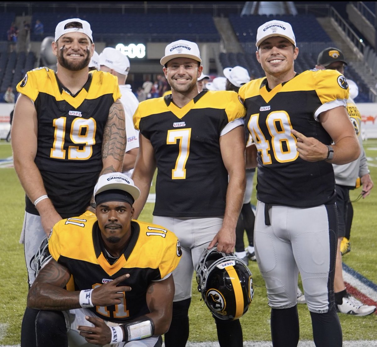 Matt Mengel (@mengel46) on Twitter photo 8th year in pursuit, 4th year Pro. This was the best time I’ve ever had playing football and I’m filled with nothing but gratitude, joy and determination to be the greatest man and player I can ever be! NORTH CHAMPS!!! Thank you <a href="/USFLMaulers/">Pittsburgh Maulers</a> 8th year in pursuit, 4th year Pro. This was the best time I’ve ever had playing football and I’m filled with nothing but gratitude, joy and determination to be the greatest man and player I can ever be! NORTH CHAMPS!!! Thank you <a href="/USFLMaulers/">Pittsburgh Maulers</a>