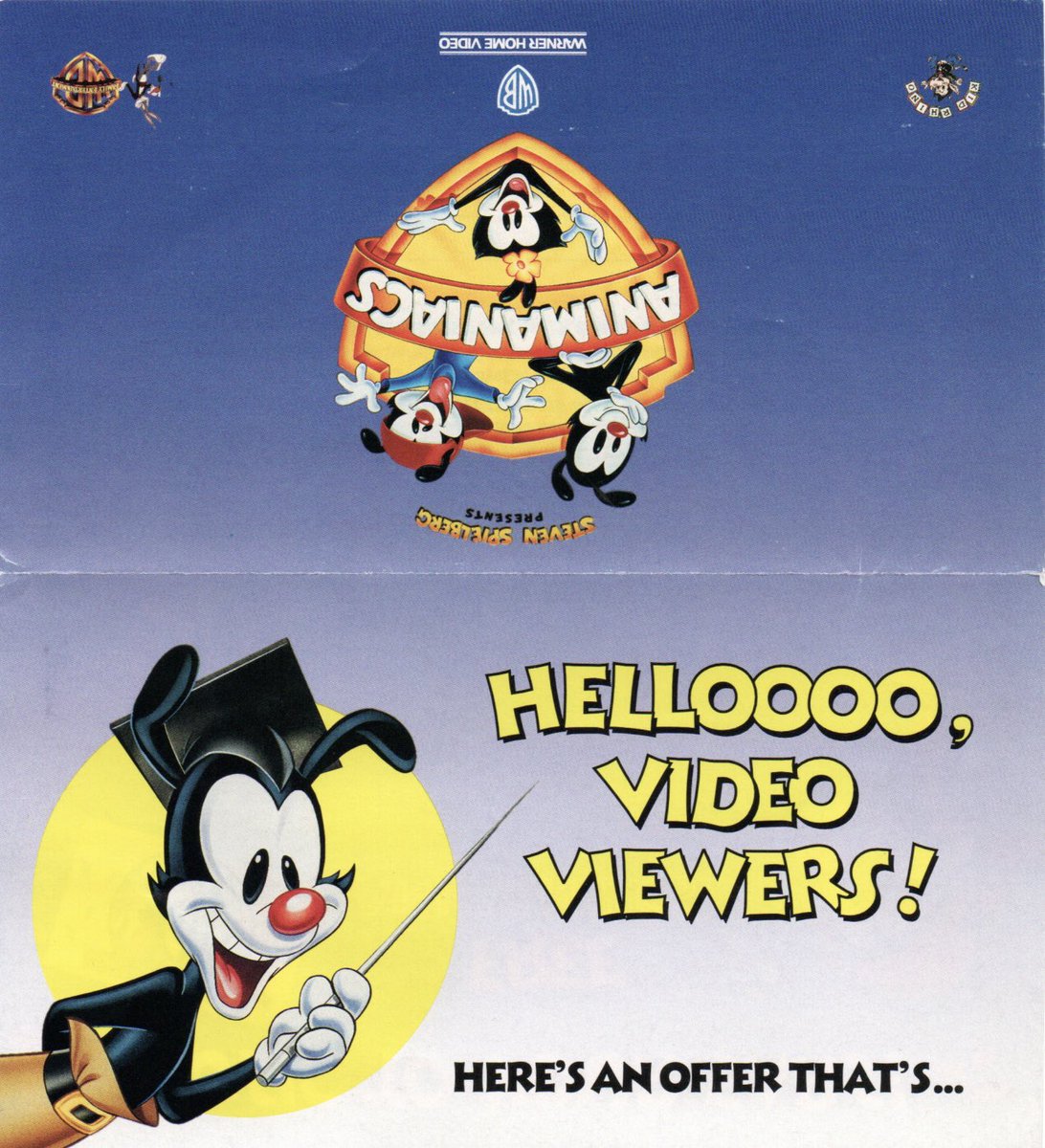 Animaniacs Wiki On Twitter Animaniacs Tune Up Offer 1994 This 