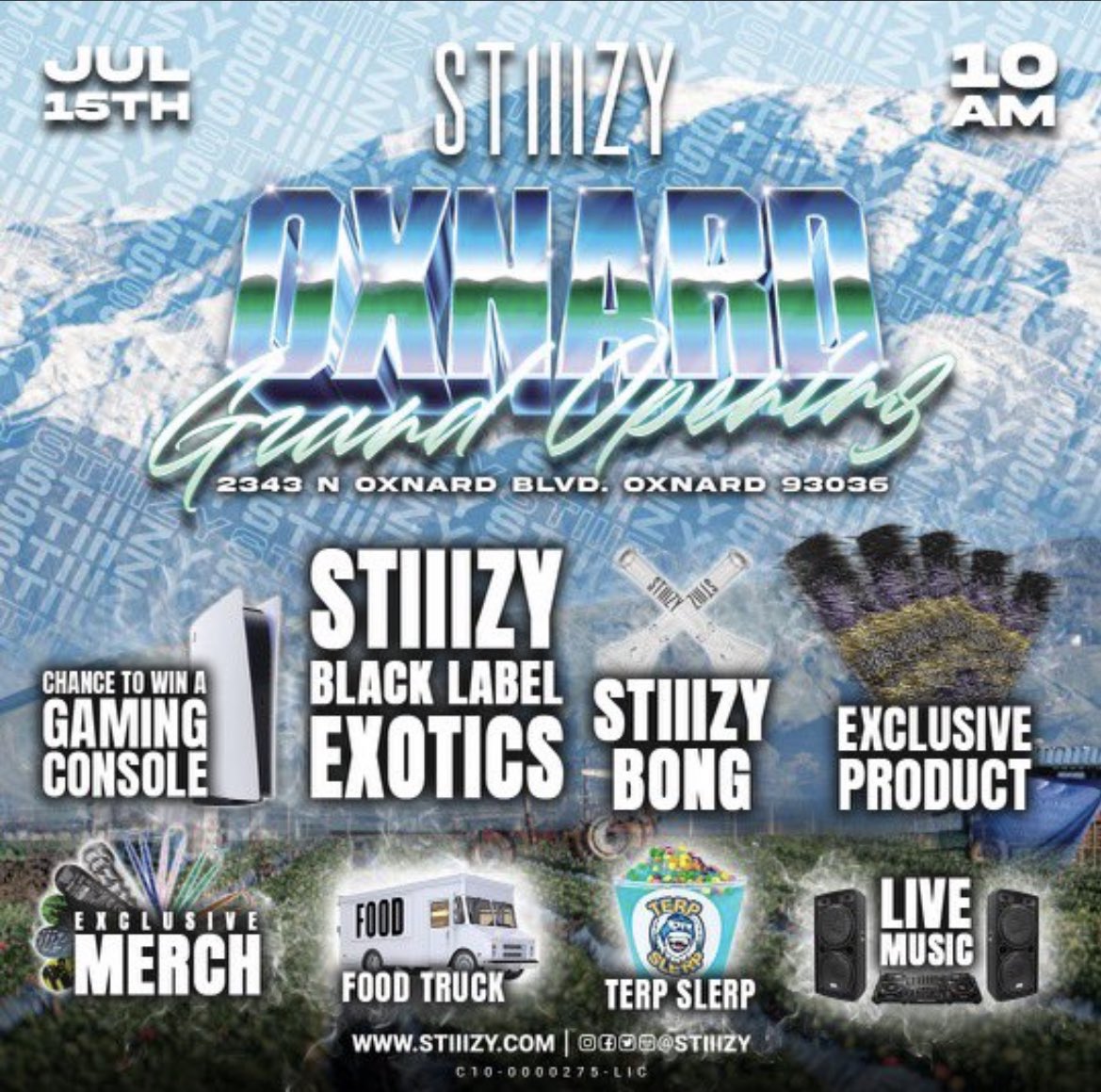 lilbullthang's tweet photo. This saturdazeeee @stiiizy GRAND OPENING in Oxnard π¨ LFG #BlazeIt #StiiizyInOxnard #EightOhFive https://t.co/3gnQdEY8sc