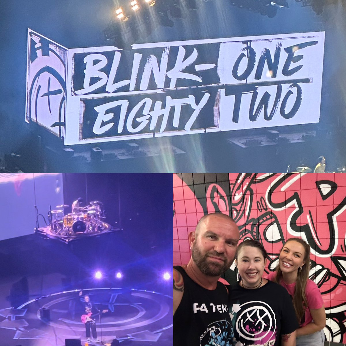 Great show! @blink182 @CMcCrone84 @maitcarie #blink182 #crappypunkrock #flalivearena #whatsmyageagain