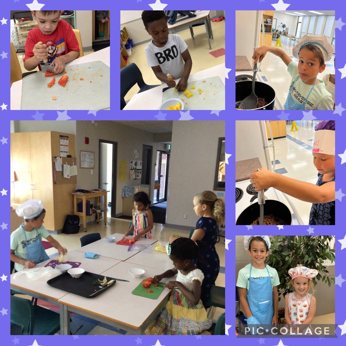 BeaconwoodSAP's tweet photo. Today for #MasterChefJr day these talented chefs cut onions, peppers, tomatoes, grated the cheese and stirred the meat to make… Tacos 🌮😁What a delicious snack made all by THEM! #Collaboration #TacoWednesday https://t.co/inpNSQ1rRQ