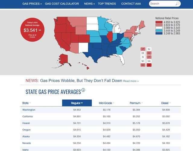 RonCHopkins's tweet photo. @SenRolfes Sustainable aviation fuel is great but would really like for us to fix our gas price problem - we are now the highest in the country! https://t.co/zmFXF9fD1A