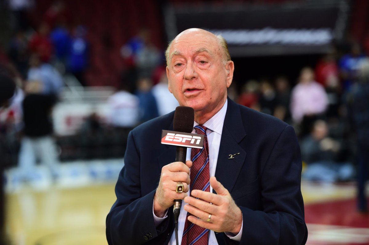 Very sad news: Legendary ESPN broadcaster Dick Vitale announced that he has cancer for a third time, this time on his vocal cords and he will undergo six weeks of radiation instead of surgery. 

💔

The 84-year-old Hall of Famer says he plans to “fight like hell”

🙏