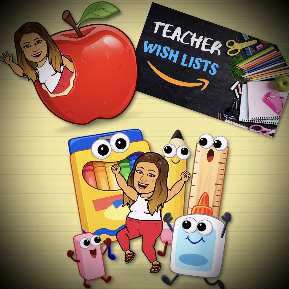 It’s the final Prime Day AND it’s MY BIRTHDAY! 🥳 Please check out my Teacher Wish List (amazon.com/hz/wishlist/ls…) and consider donating any item for my Kindergarten class.  #clearthelist #kindergarten #TexasTeacher 

🐾💛🖤Thanks in Advance💛🖤🐾

amazon.com/hz/wishlist/ls…