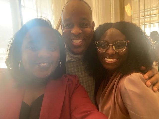Our ED &amp; Programs Dir went to the Opportunity Youth Forum in Austin w/ Dr. Henderson, Founding Dir of <a href="/cjresearchtsu/">Center for Justice Research</a> + <a href="/DrMarvinCarr/">Marvin Carr</a>, Dir of Walmart.org’s Center for Racial Equity. S/O to Adeola Ogunkeyede, Chief of Travis County PD Office &amp; BPDA founding member  ♥️✊🏾
