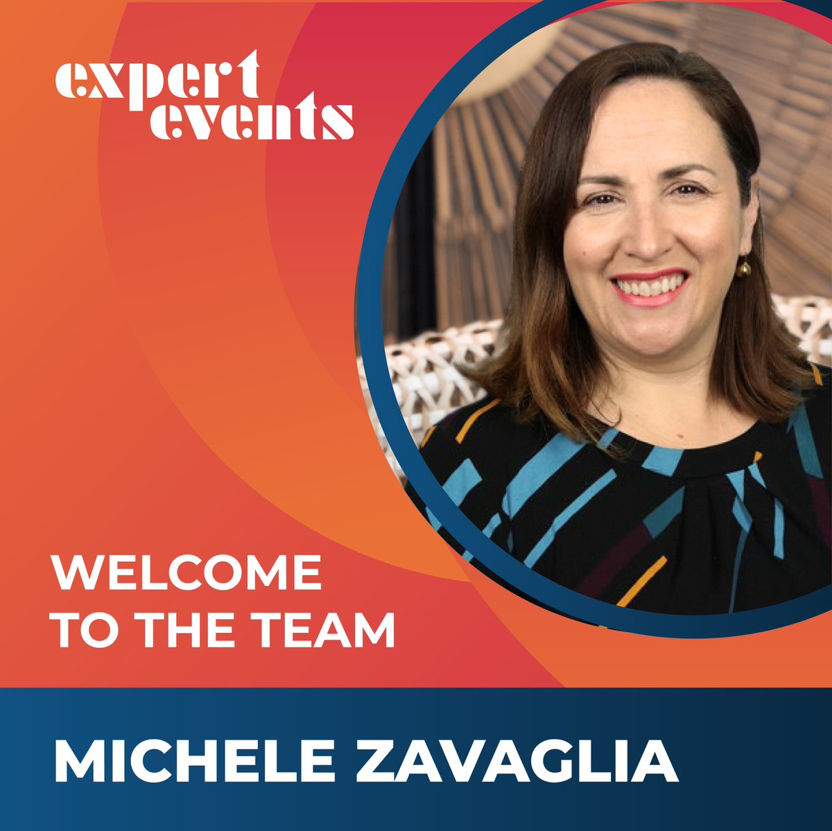 ExpertEventsAus's tweet photo. We are excited to welcome Michele Zavaglia to @ExpertEventsAus as our Operations Manager. Michele will be responsible for overseeing the day-to-day running of the Expert Events office.
Welcome to the #ExpertEvents team Michele!
#eventmanagement #eventmarketing https://t.co/1o2t8RYhKv
