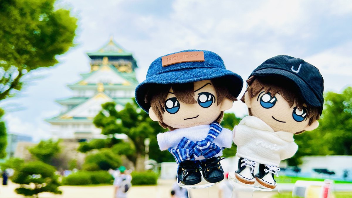 hello_nuichan's tweet photo. ぬいちゃんと大阪コナン充 その1
暑かったね〜 https://t.co/Th4zvhxScL