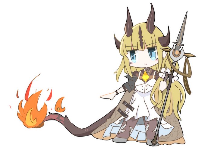 「flame-tipped tail horns」 illustration images(Latest)